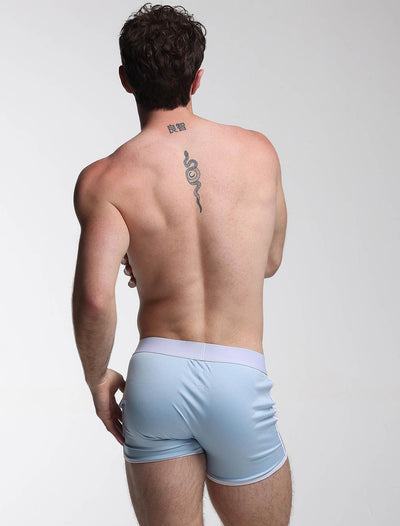 Mens Sports Loose Fit Boxers - Blue Collar