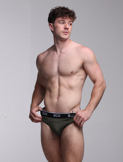 Box x Elliott: Elite Briefs - Chic Khaki
