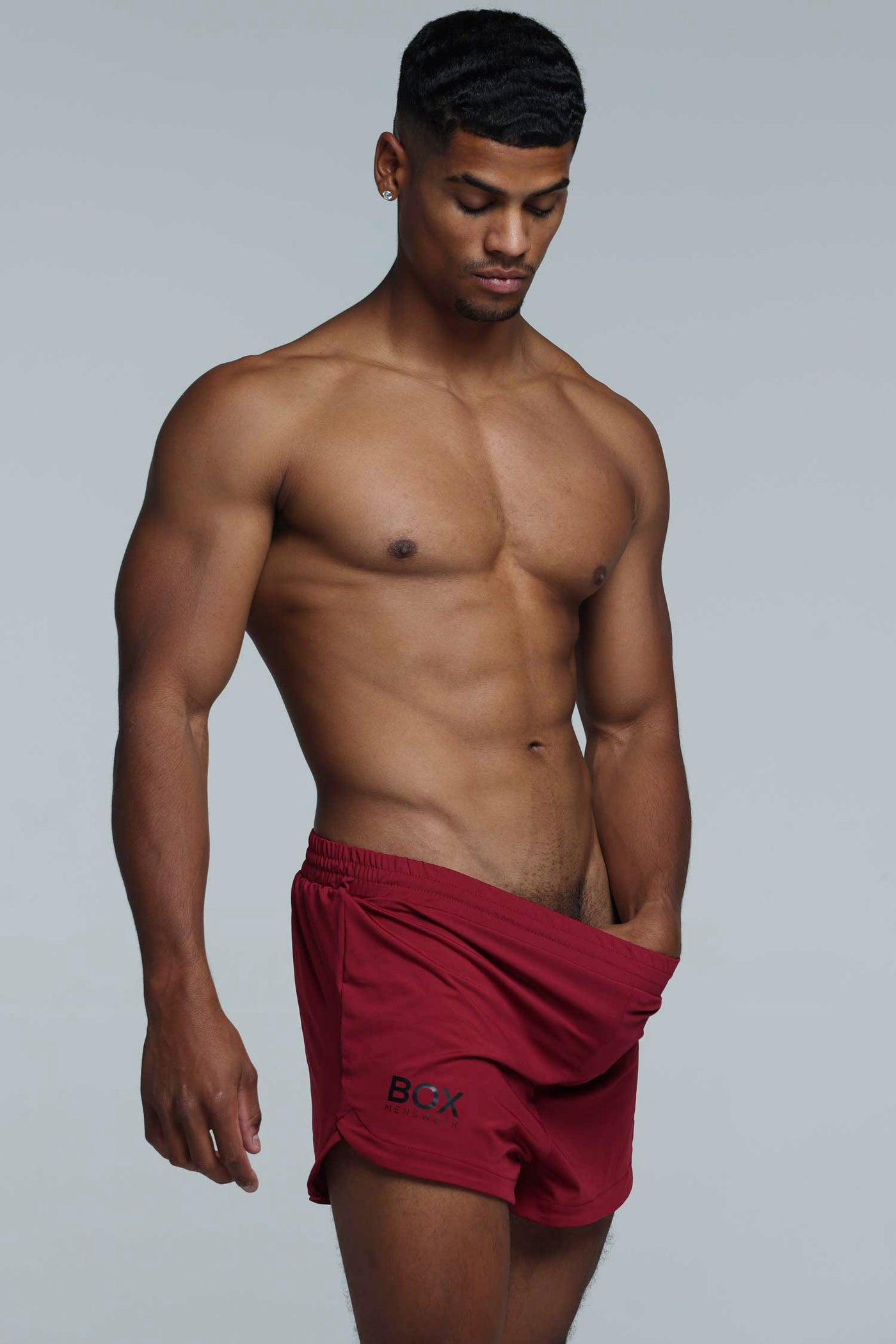 Compound Jock Shorts - Maroon