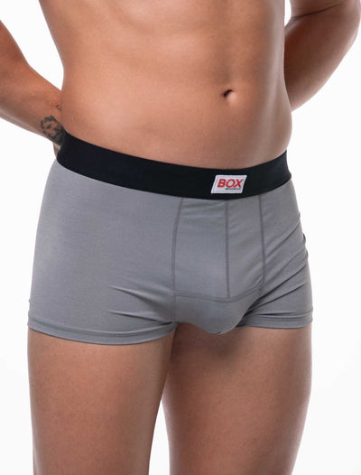 Marl Moment Boxers - Platinum Grey