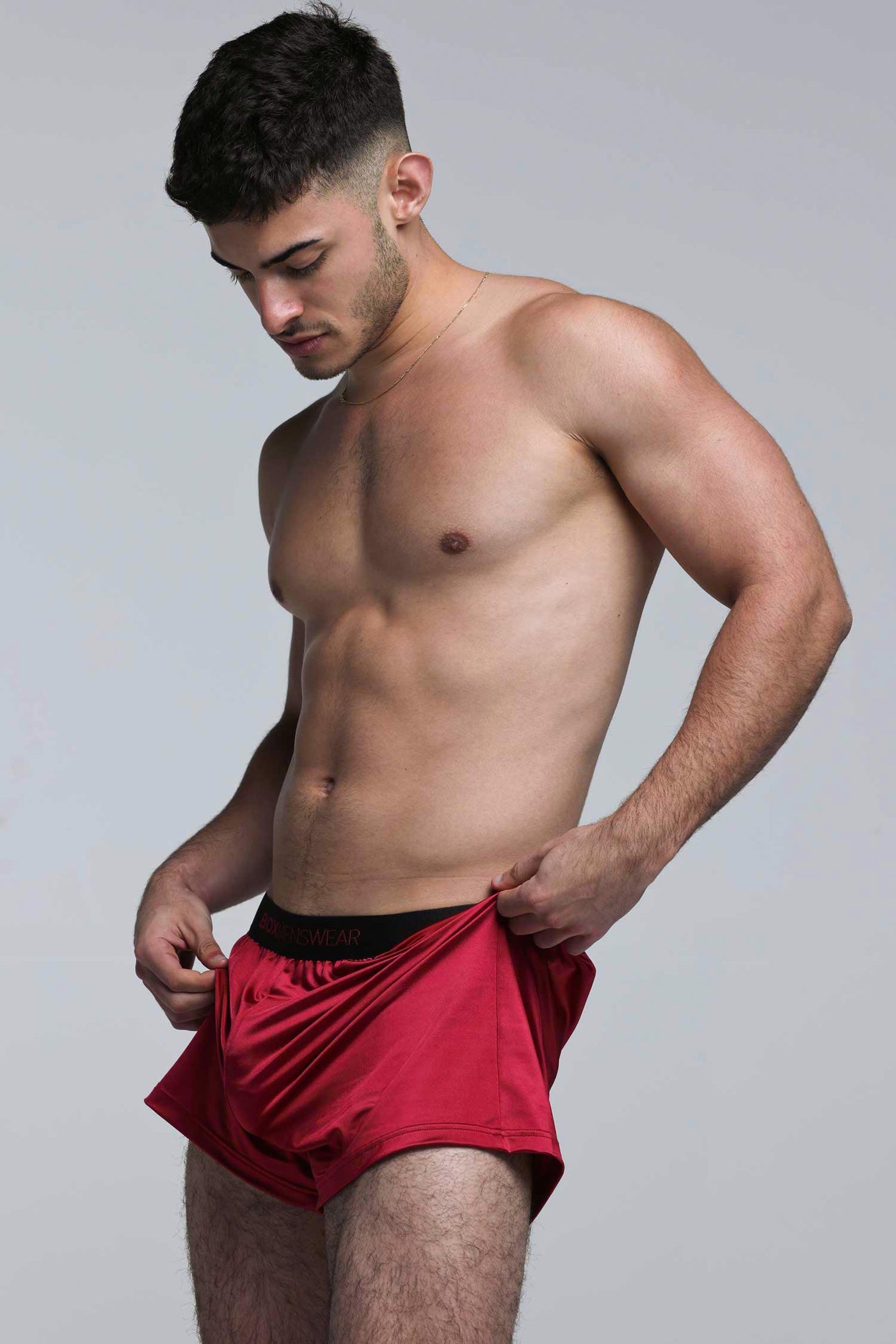 Satin Boxers - Rouge Desire