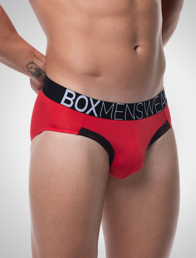 Prince Fit Briefs - Red & Black