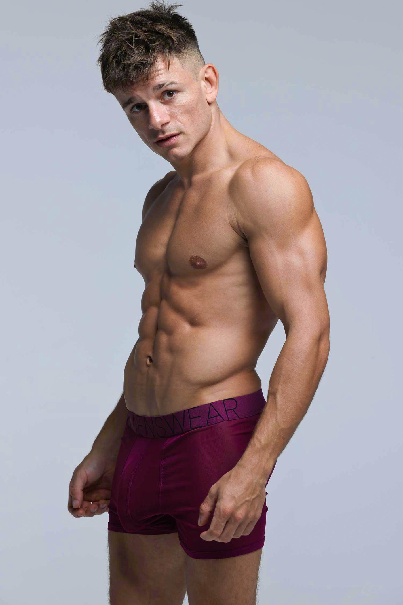 All Over Mesh Boxers - Cherry Crush