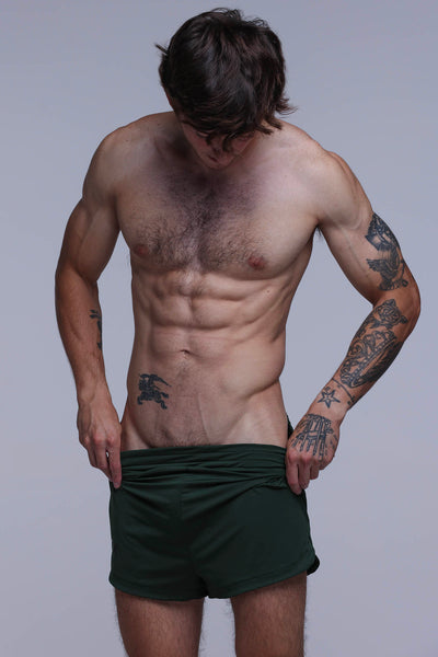 Compound Jock Shorts - Military Green