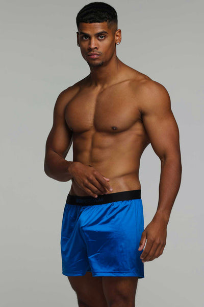 Satin Boxers - Midnight Navy