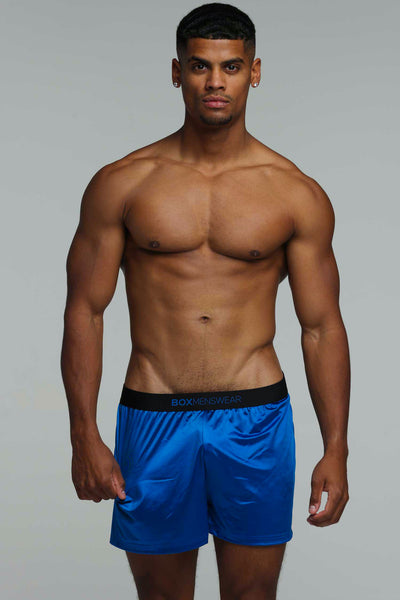 Satin Boxers - Midnight Navy