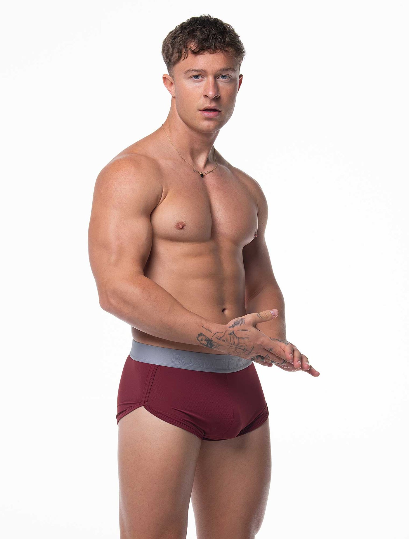 LuxLite Boxers - Burgundy Breeze