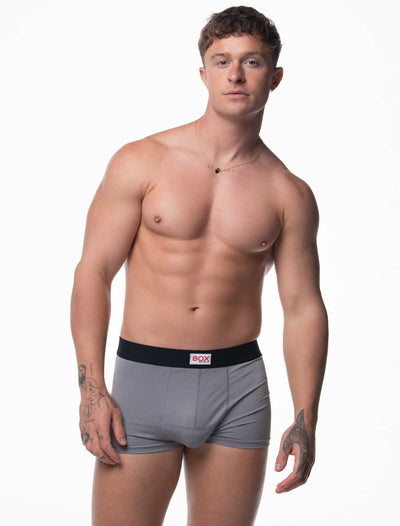 Marl Moment Boxers - Platinum Grey