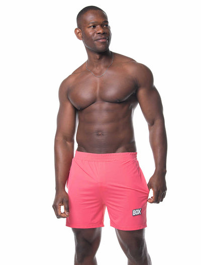 Mesh Soccer Shorts - Mascot Pink