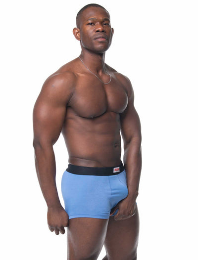 Marl Moment Boxers - Platinum Blue