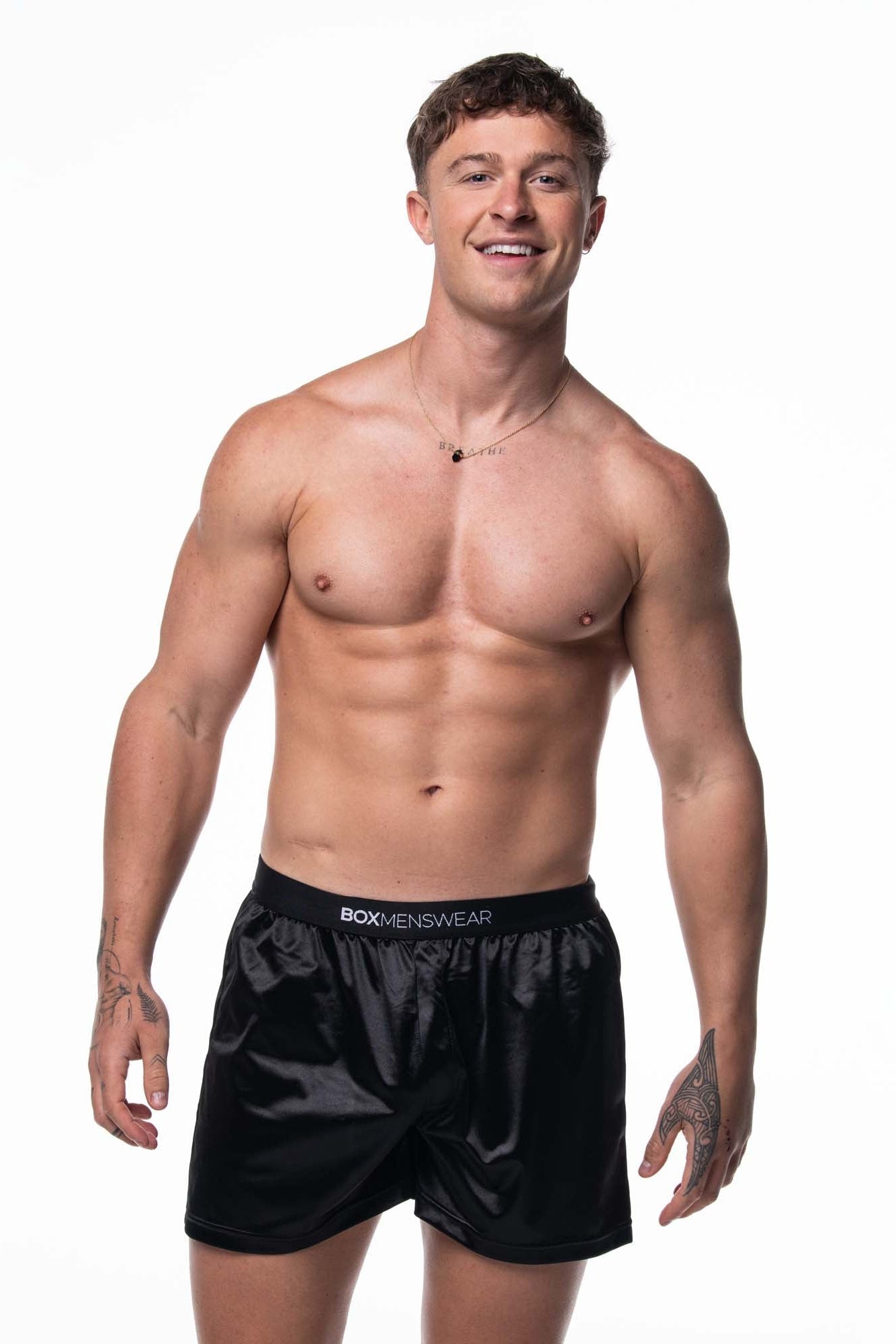 Silk Decline Boxer Shorts - Black Velvet - boxmenswear - {{variant_title}}