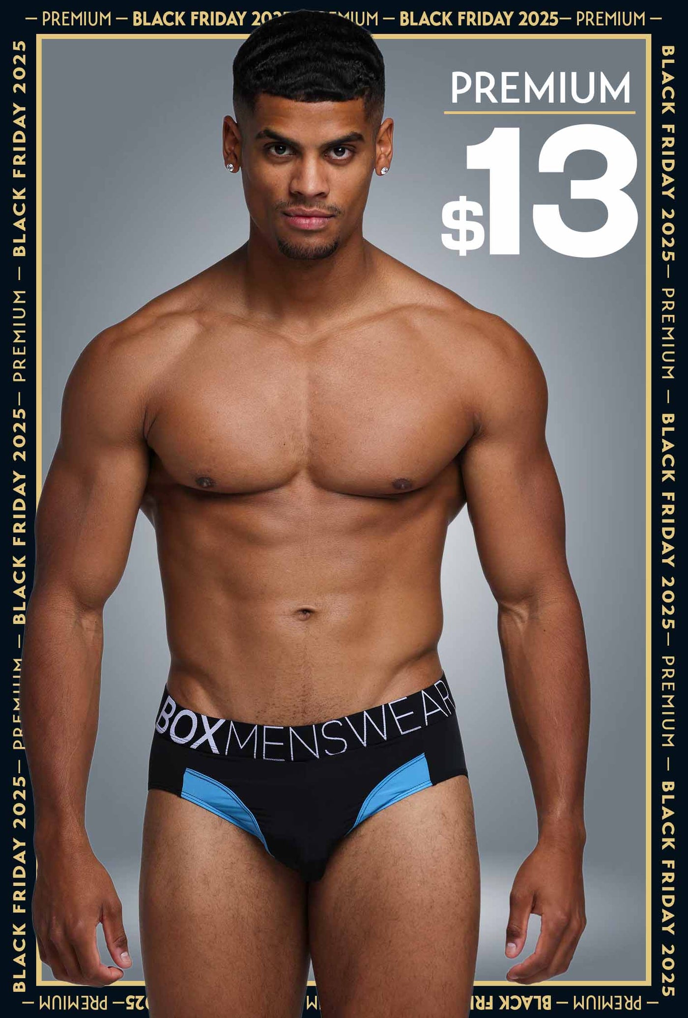 Prince Fit Briefs - Black & Blue