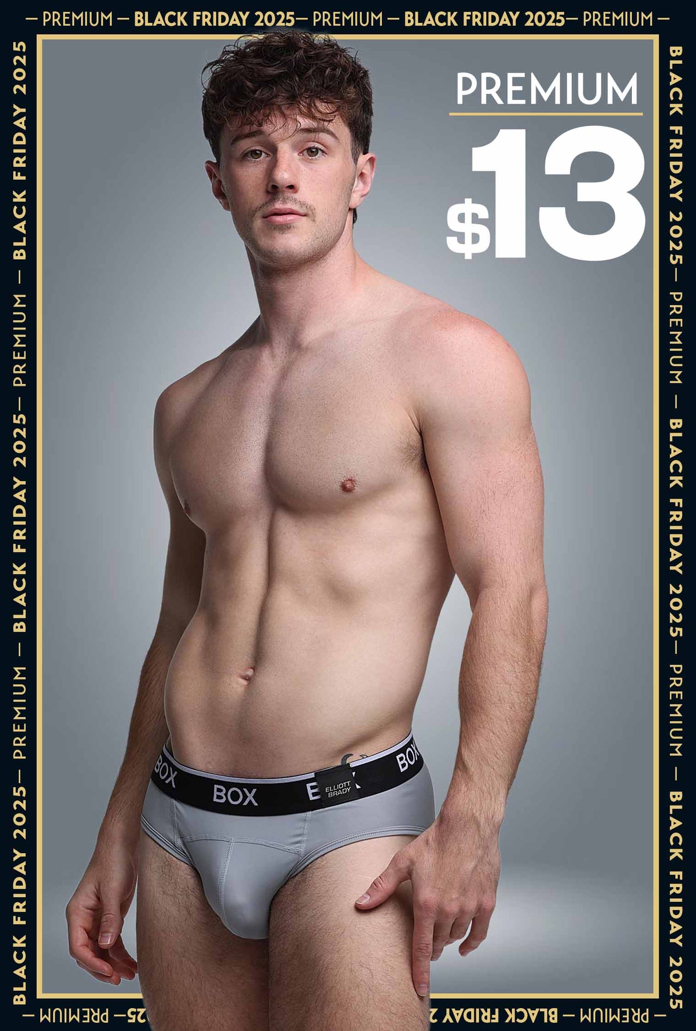Box x Elliott: Elite Briefs - Graphite Grey
