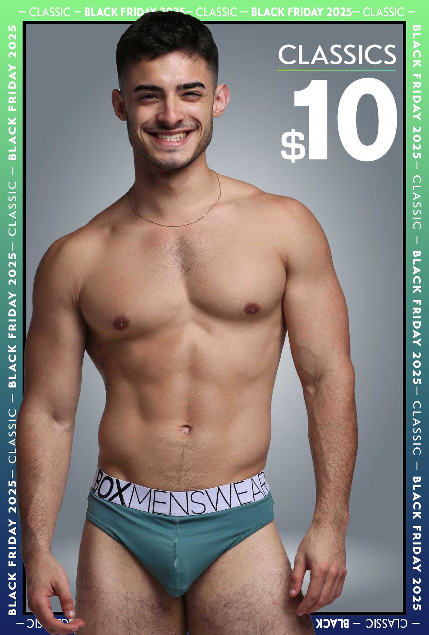 Brazilian Butt Briefs - Amazon Green