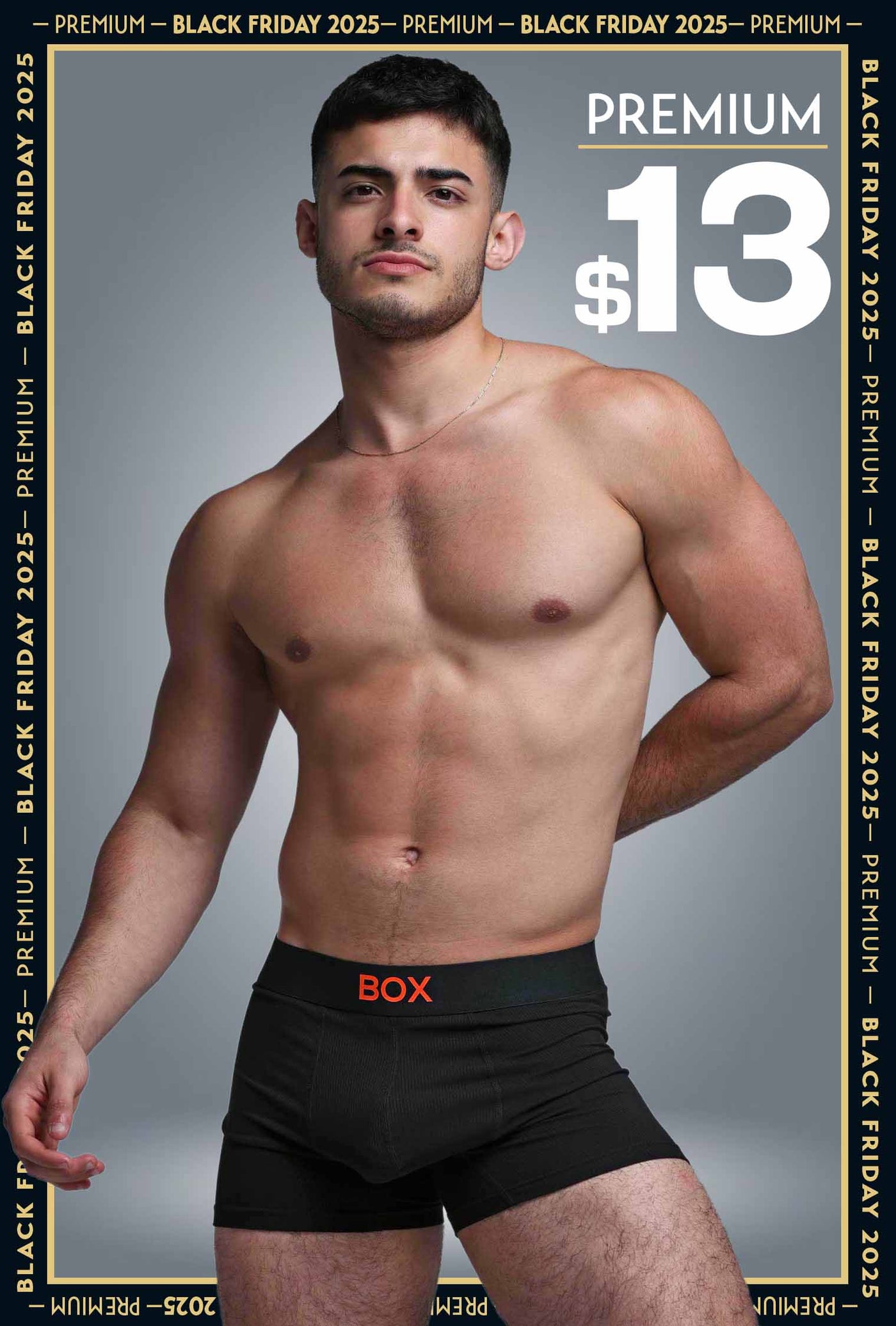 Color Pop Boxers - Black & Orange