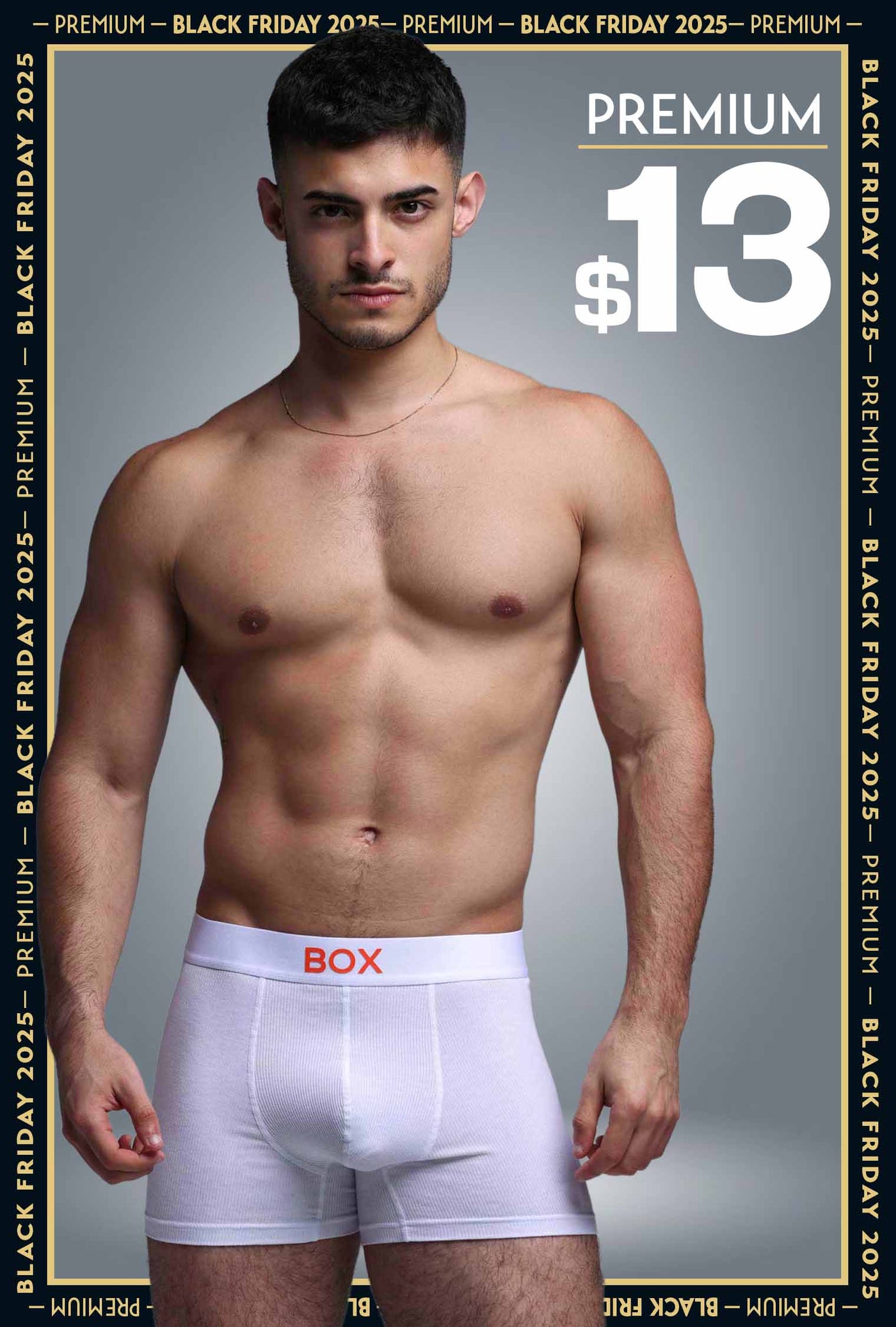 Color Pop Boxers - White & Orange