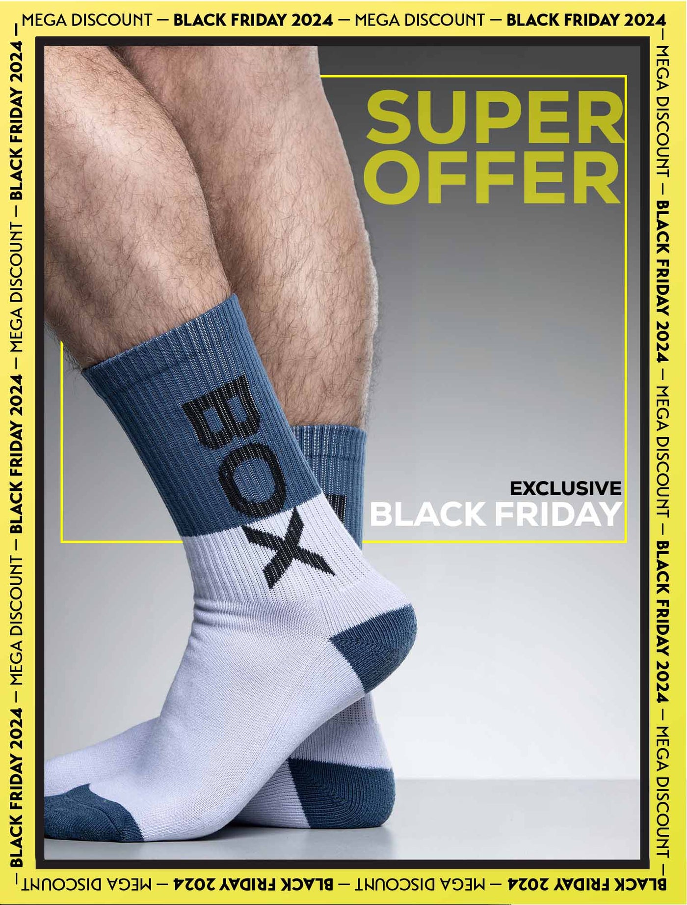 Box Sports Socks - Teal Color Block