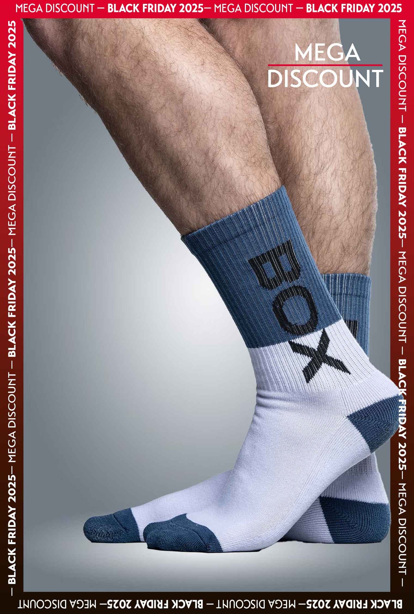Box Sports Socks - Teal Color Block