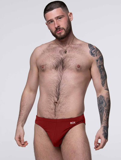 Swimming Trunks - Burgundy