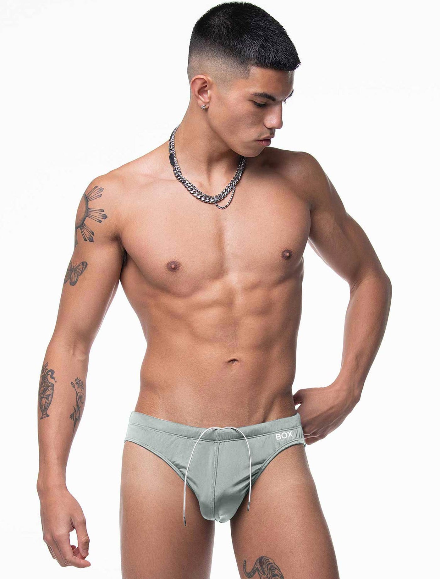 Swimming Trunks - Shoreline Grey