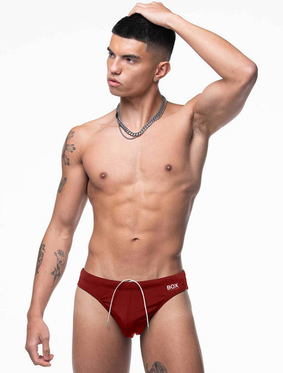 Swimming Trunks - Burgundy