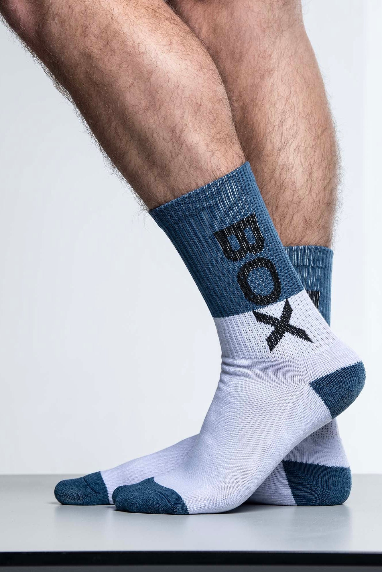 Box Sports Socks - Teal Colour Block - boxmenswear - {{variant_title}}