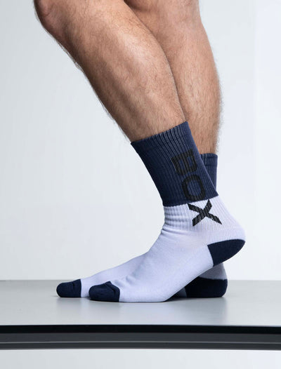 Box Sports Socks - Deep Navy Color Block