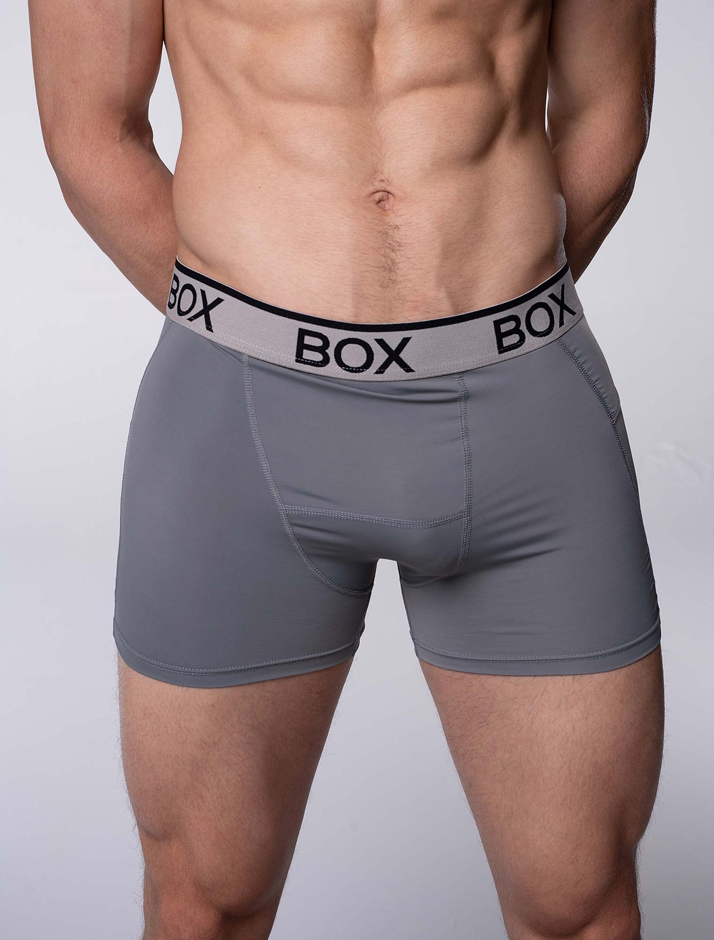 Mens Sports Boxers - Endurance Grey