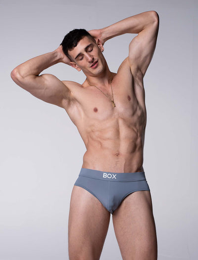 Glide Briefs - Meteorite Grey