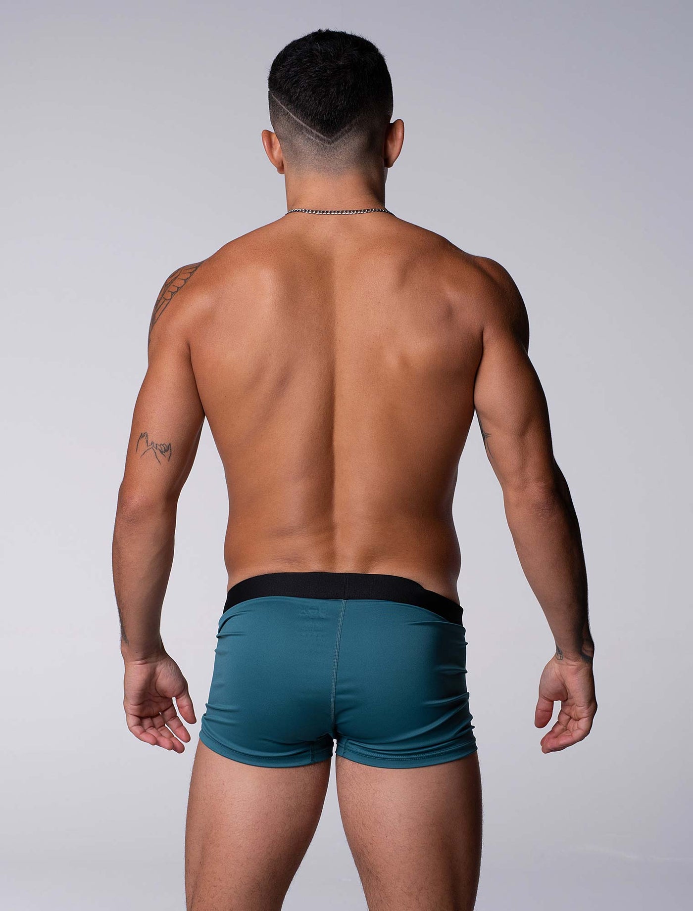 Motion Mesh Boxers - Aqua