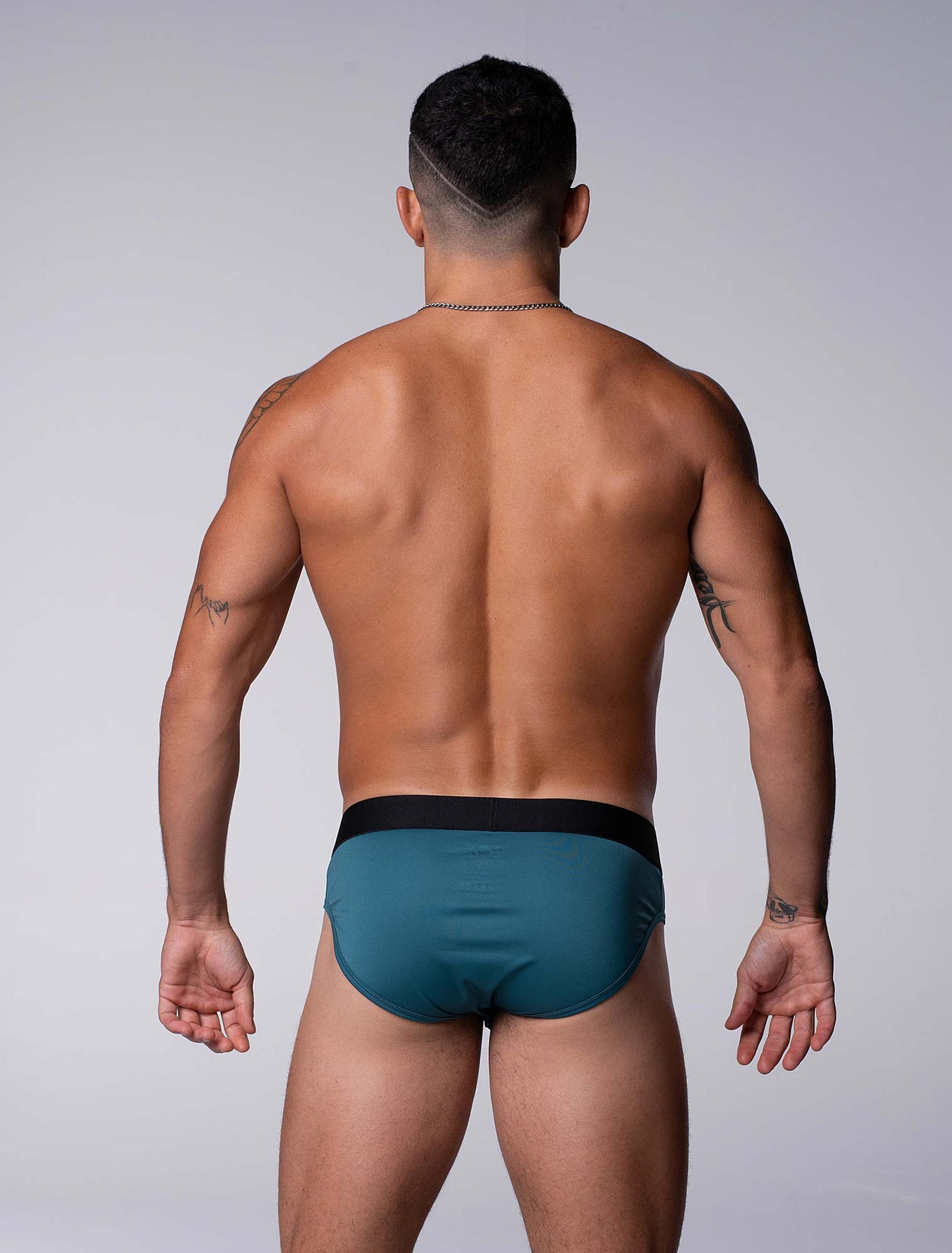 Motion Mesh Briefs - Aqua