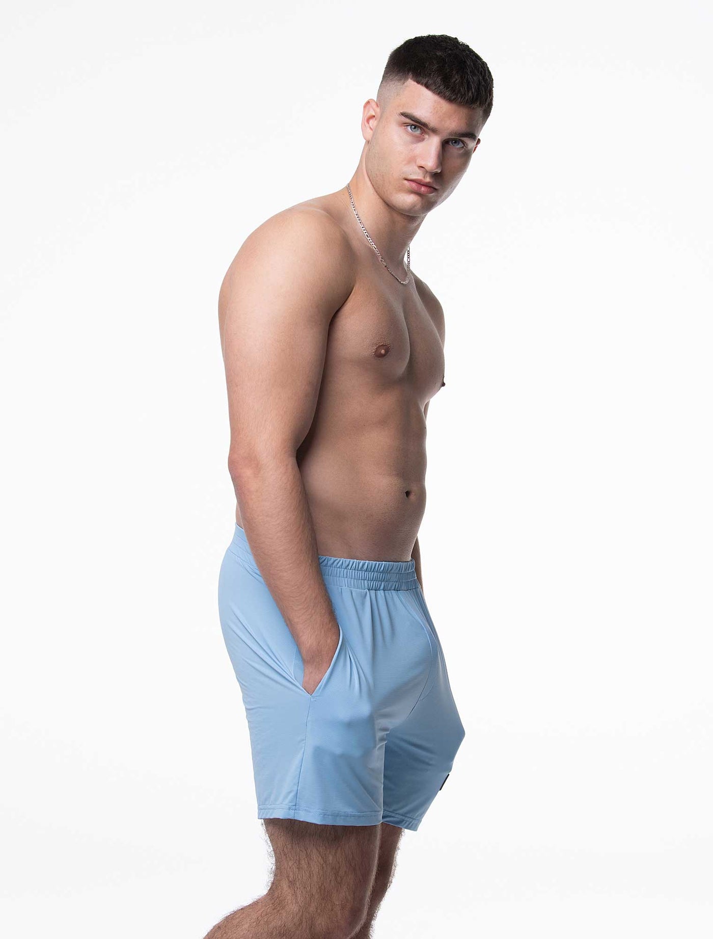 Mesh Soccer Shorts - Back 4 Blue