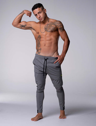 V2 Active Panelled Joggers - Slate Grey