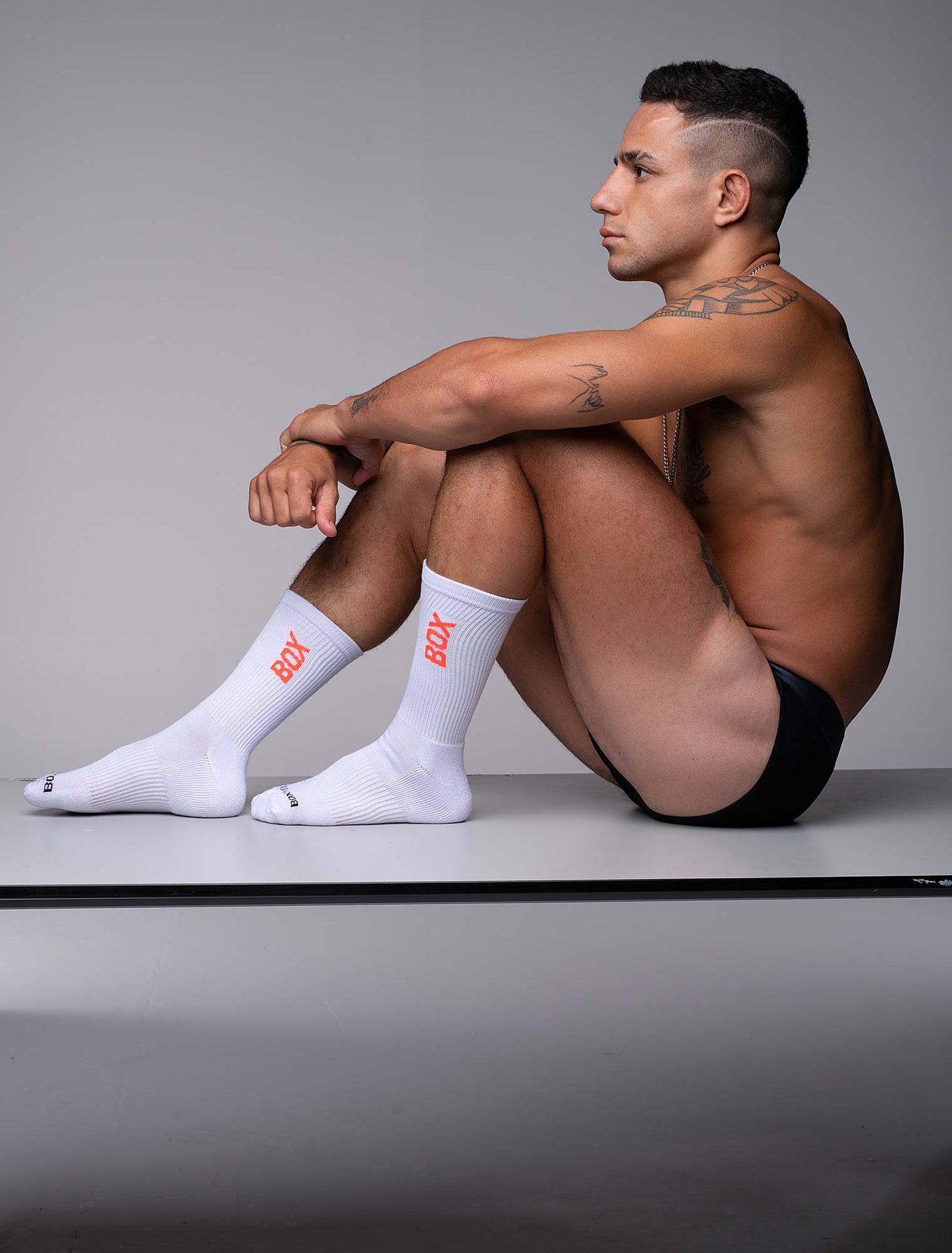 Color Pop Sports Socks - Orange