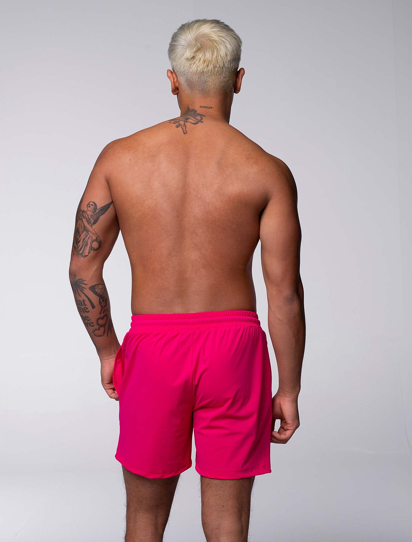 "The Fit" Sports Shorts - Fluorescent Pink