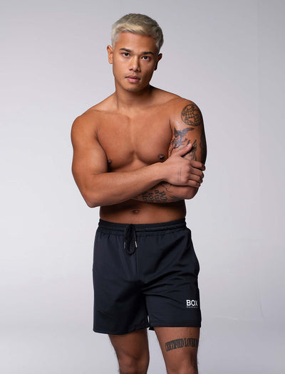 "The Fit" Sports Shorts - Jet Black