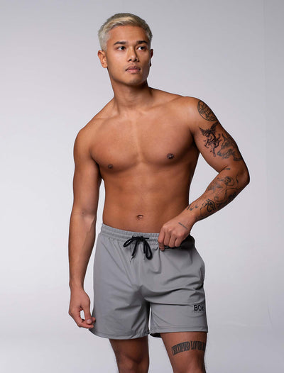 "The Fit" Sports Shorts - Premium Grey