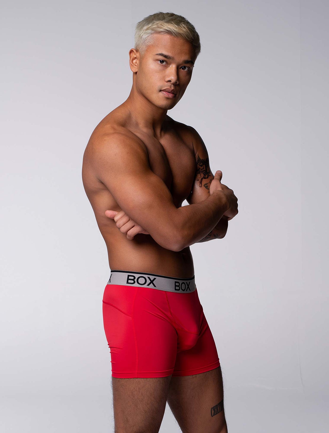 Mens Sports Boxers - Red Ignition