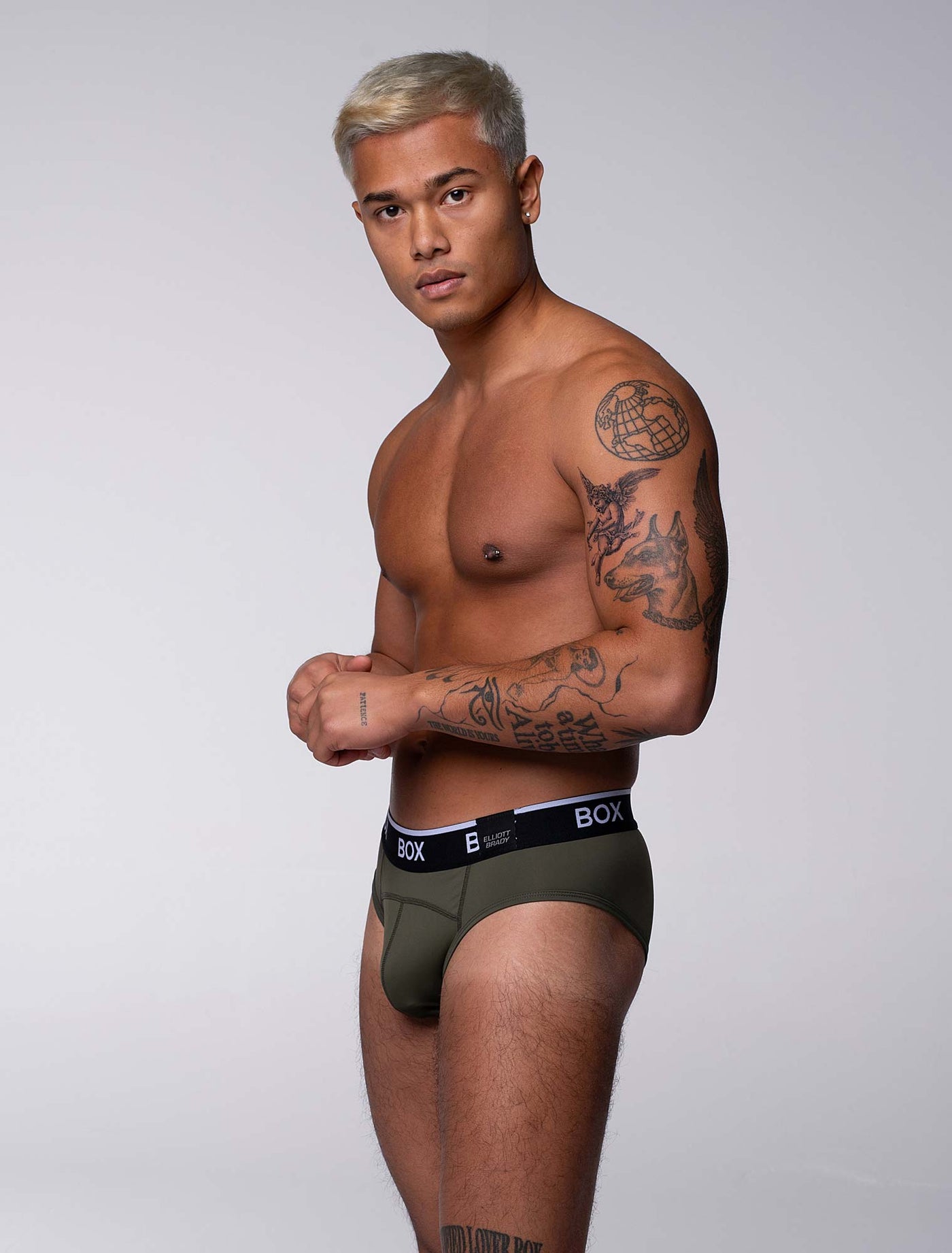 Box x Elliott: Elite Briefs - Chic Khaki