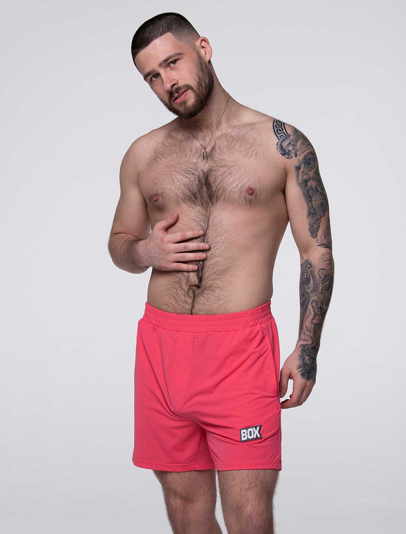 Mesh Soccer Shorts - Mascot Pink