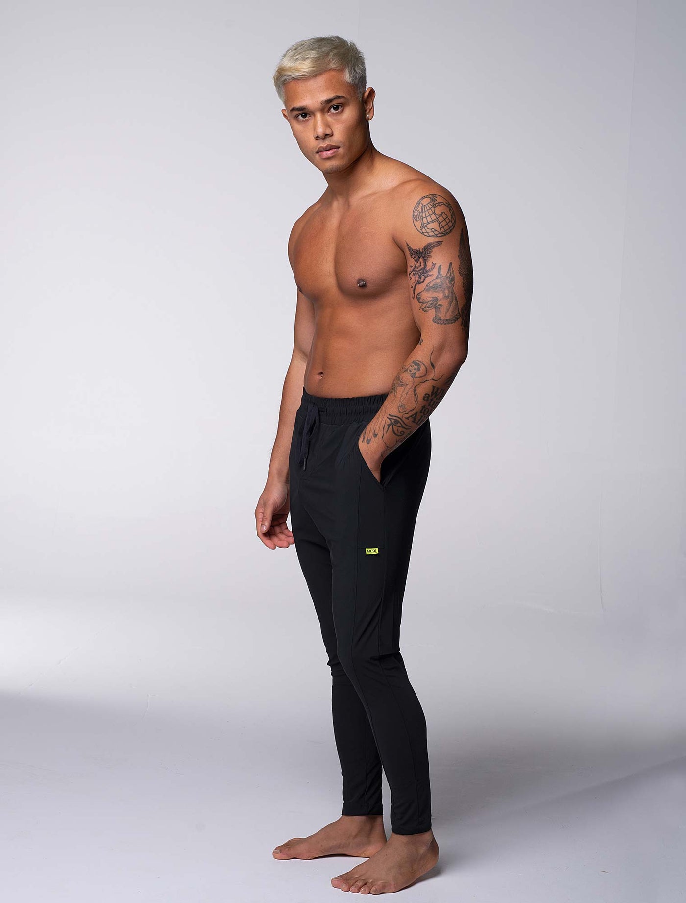 V2 Active Panelled Joggers - Black