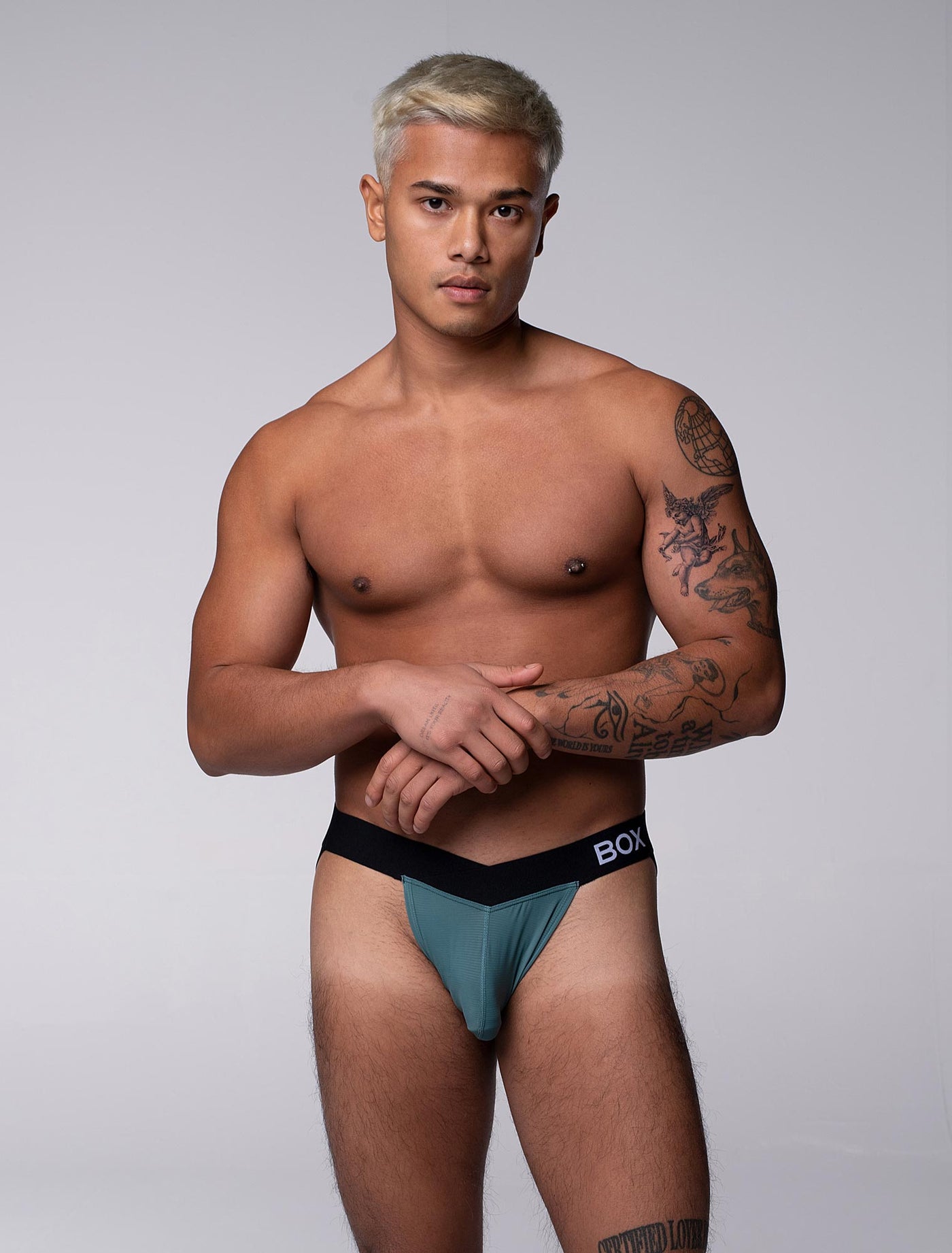 V-Shape Jockstrap - Soft Teal