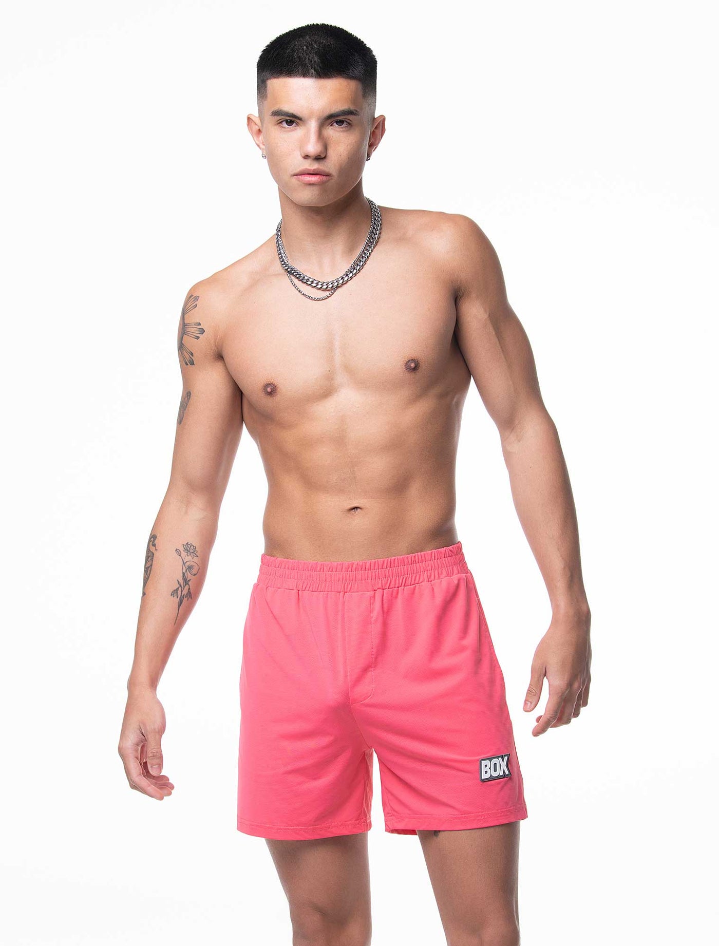 Mesh Soccer Shorts - Mascot Pink