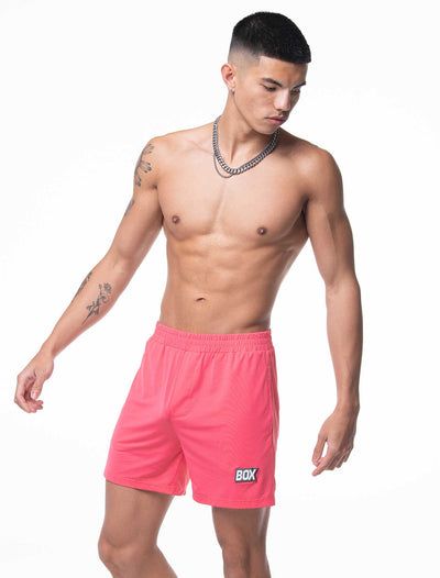 Mesh Soccer Shorts - Mascot Pink