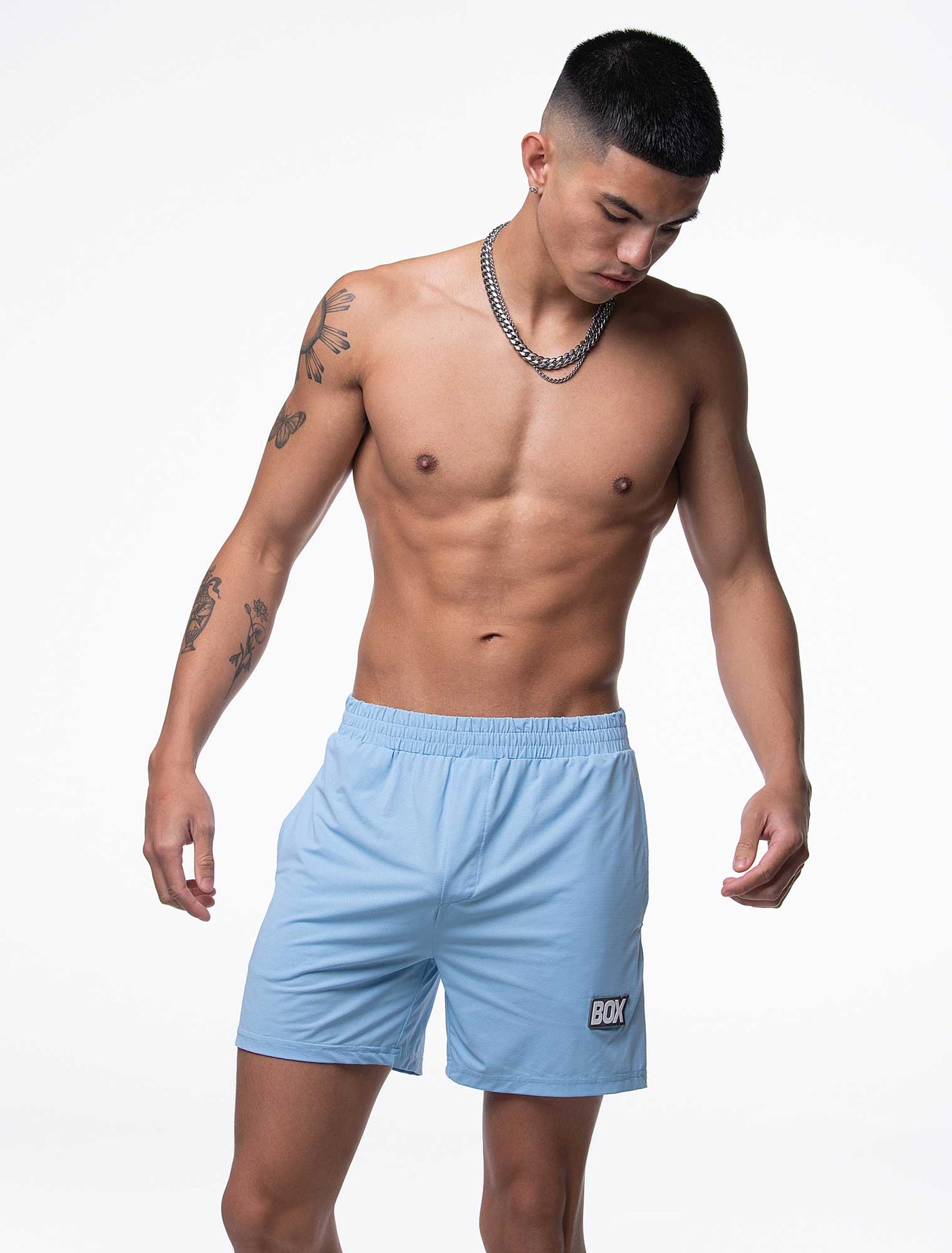 Mesh Soccer Shorts - Back 4 Blue