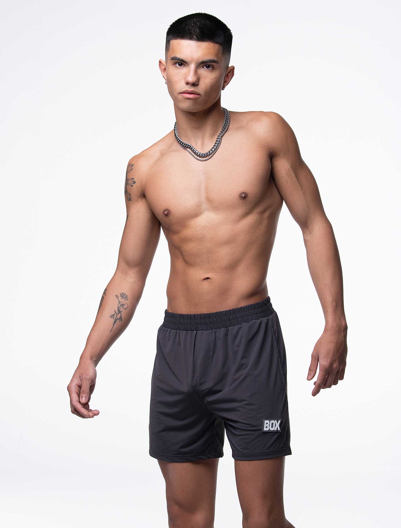 Mesh Soccer Shorts - Defence Grey