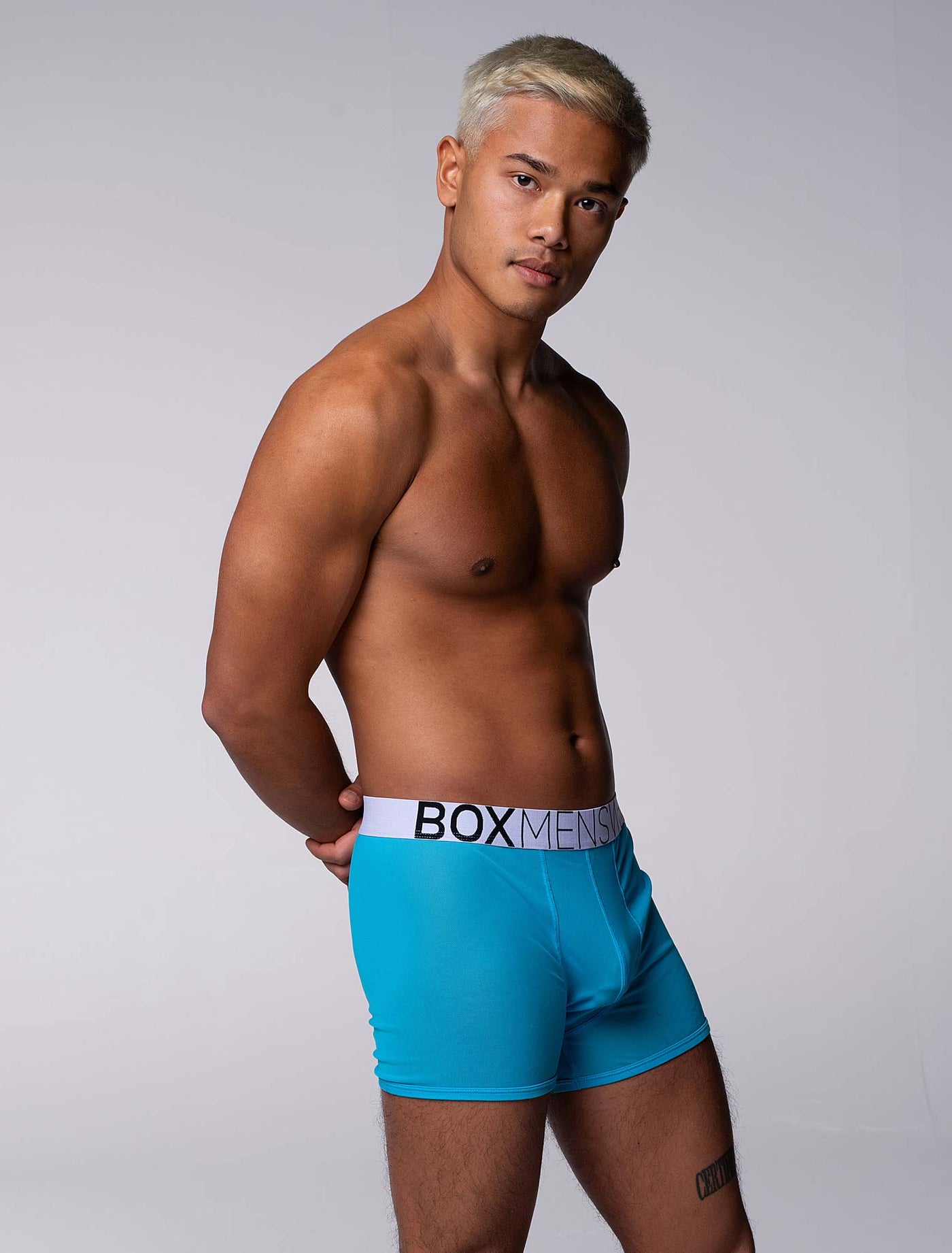 All Over Mesh Boxers - Blue Me