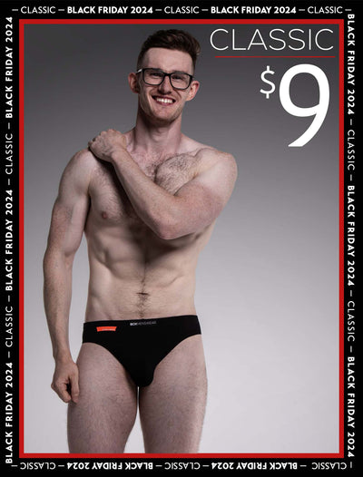 Mens Euro Briefs - Vantablack