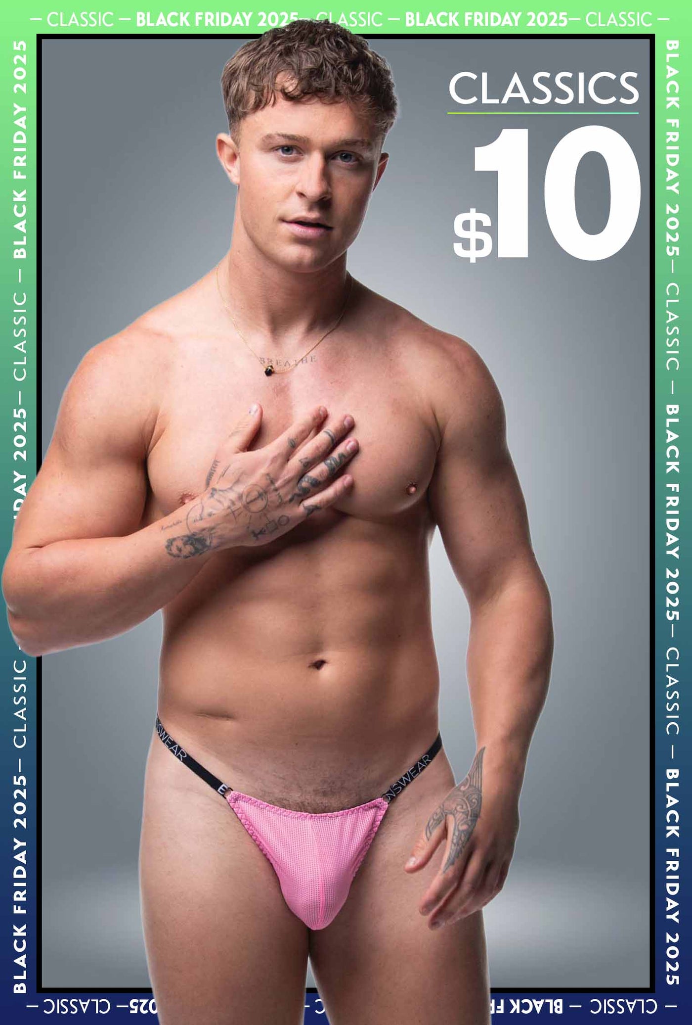 Male G-String 2.0 - Pink
