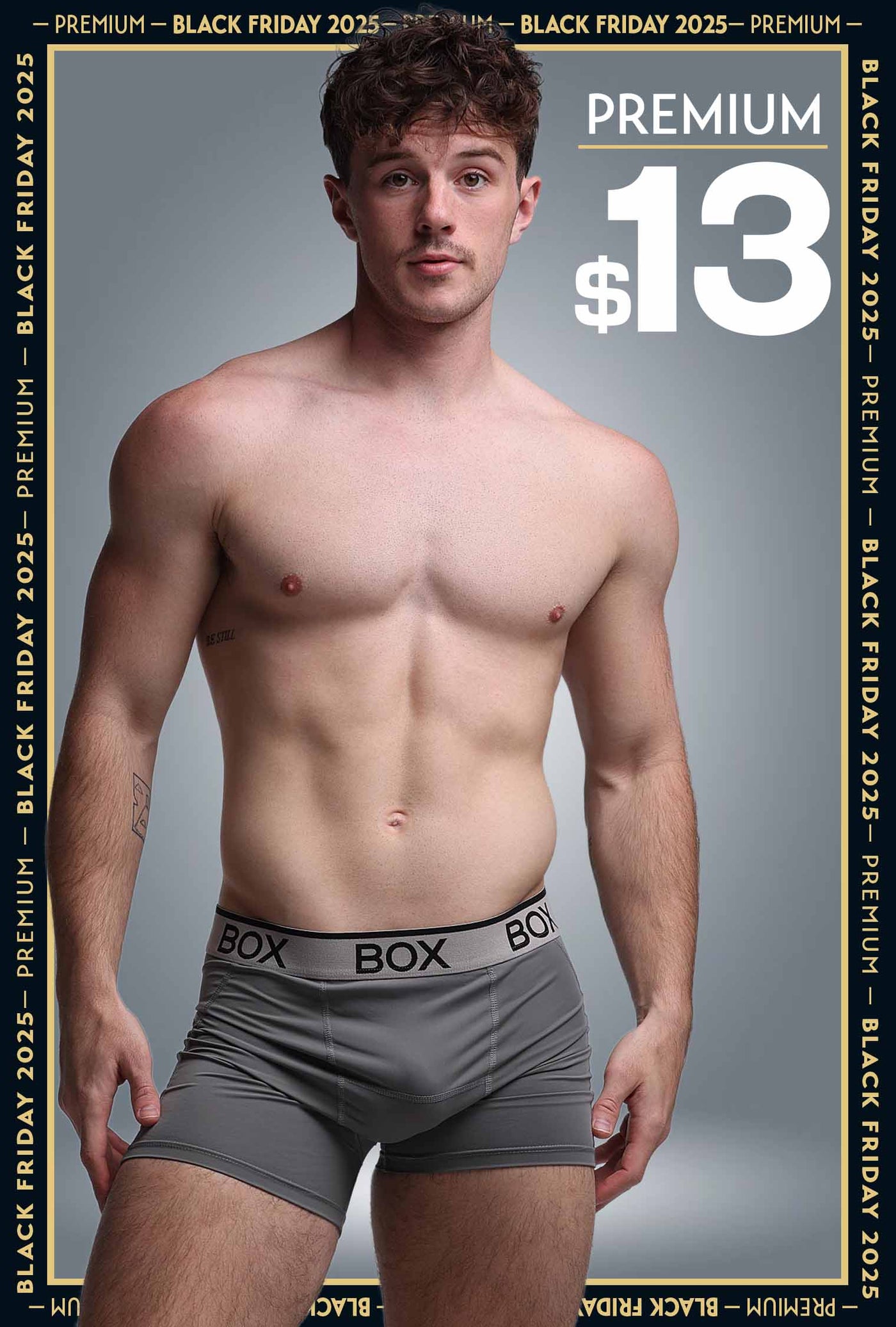 Mens Sports Boxers - Endurance Grey